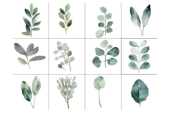 Download Green Leaves Clipart Eucalyptus PNG Art - Eucalyptus png Collection